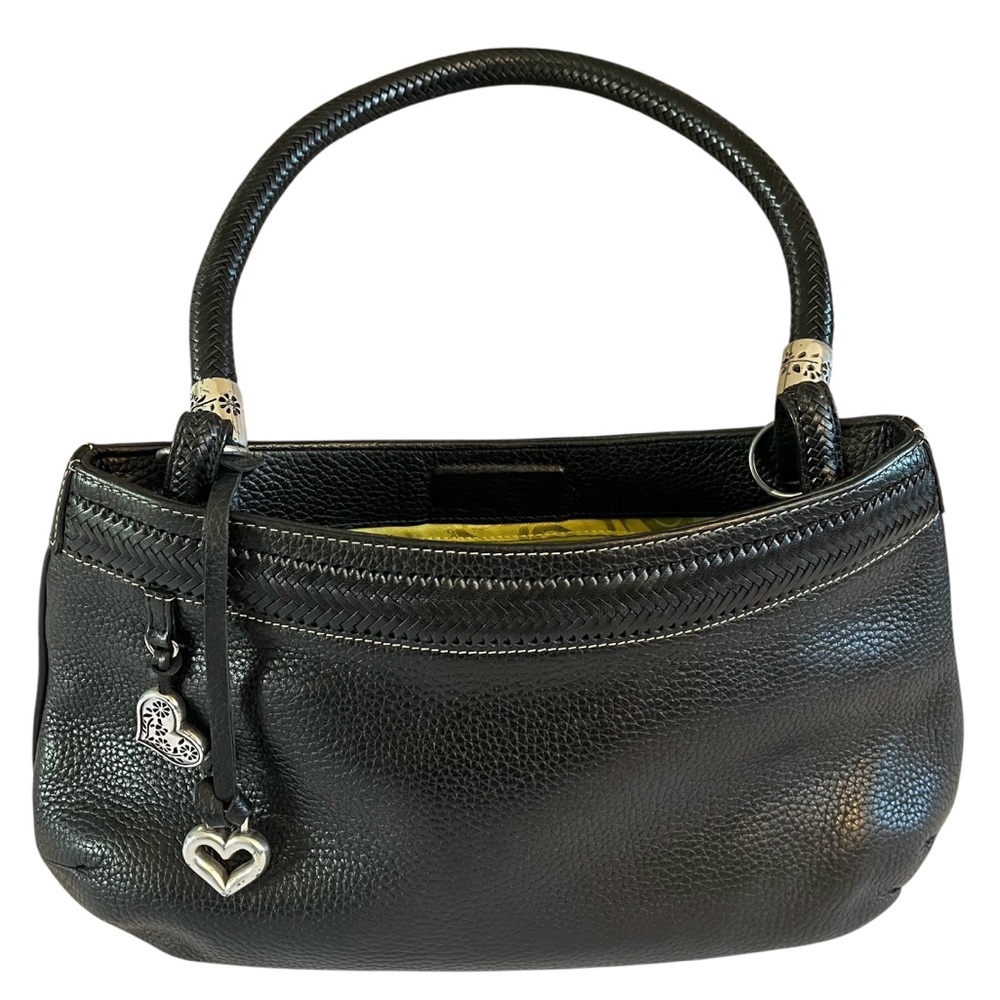 Brighton Black Leather Shoulder Bag #D224538 - Picture 4 of 12